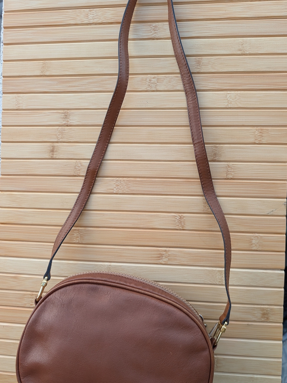 Vintage Celine Paris Brown Leather  Shoulder/ short Crossbody Bag Made in Italy - Picture 9 of 16